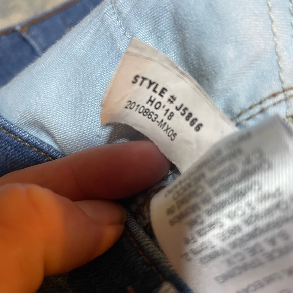 J. Crew 9 inch high rise toothpick jeans distressed size 27 - Picture 6 of 8